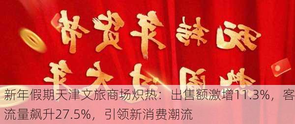 新年假期天津文旅商场炽热：出售额激增11.3%，客流量飙升27.5%，引领新消费潮流-第2张图片-
